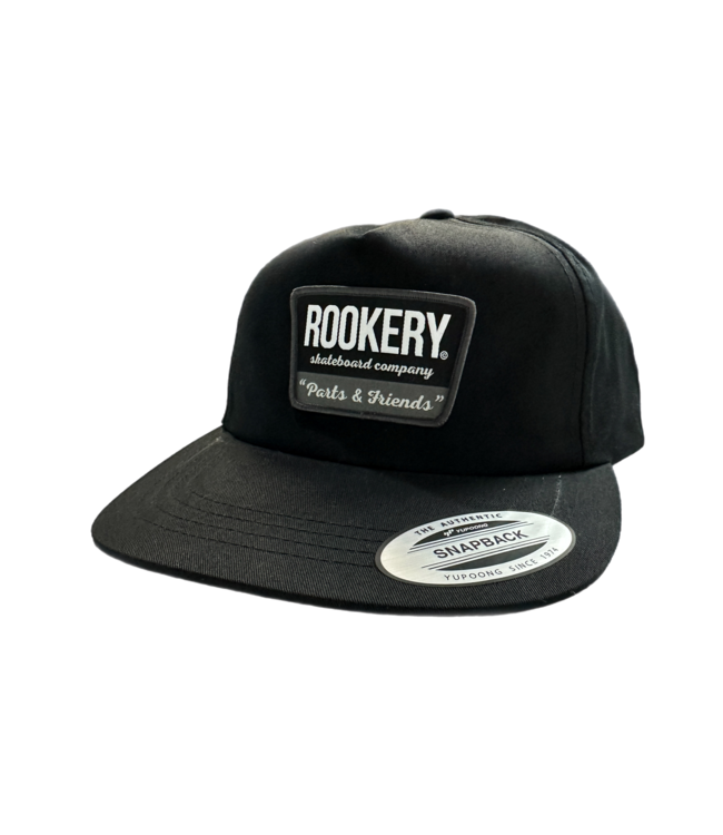 ROOKERY ROOKERY - GAS STATION UNSTRUCTURED CAP (BLACK)