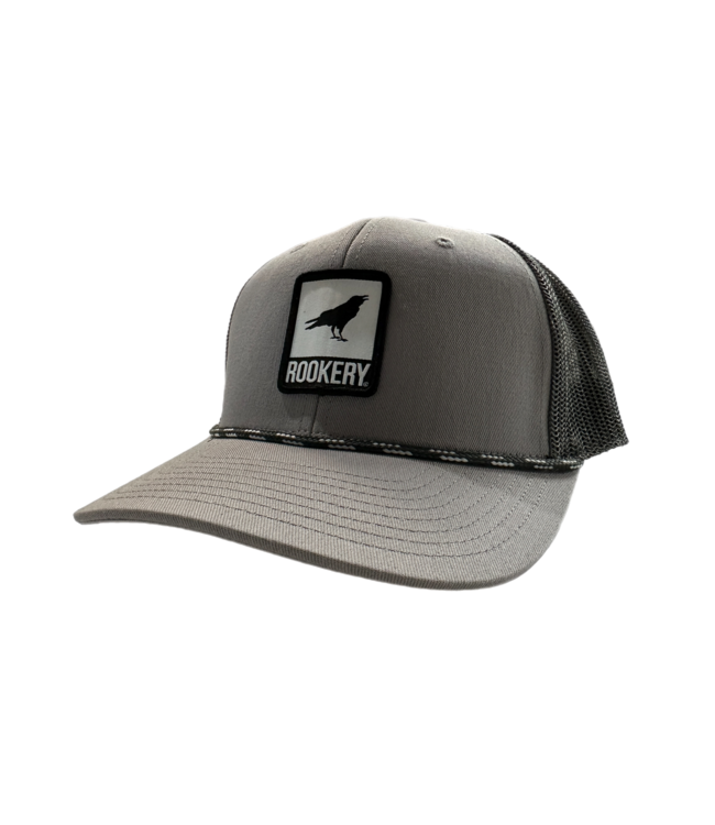 ROOKERY ROOKERY - CORPO ROPE TRUCKER CAP (GREY/CHARCOAL)