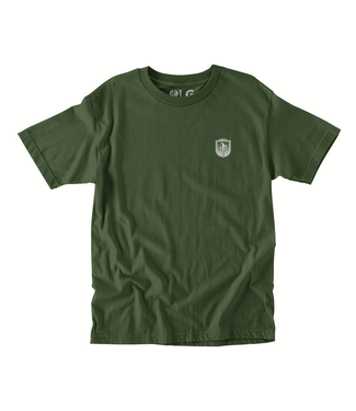 RED DRAGON RDS - ROUNDED T-SHIRT (VERT ARMÉE)