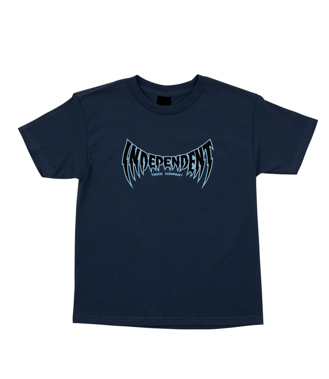INDEPENDENT INDEPENDENT - VOLTAGE SPAN KID TEE (NAVY)