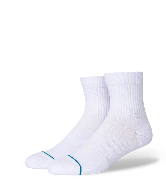 STANCE STANCE - ICON QUARTER 3 PACK (WHITE)