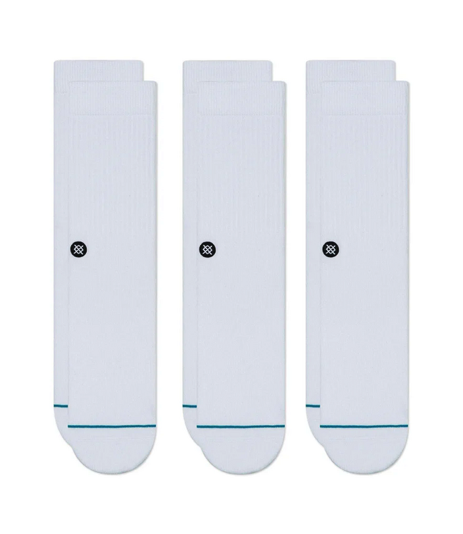 STANCE STANCE - ICON CREW 3 PACK (WHITE)