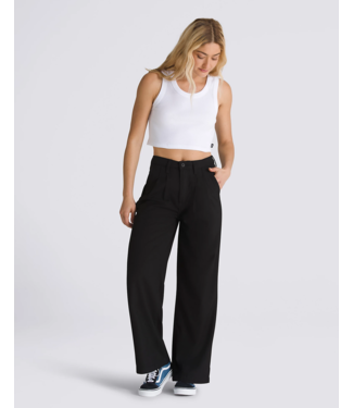VANS VANS - ALDER PANTALON PLISSÉ DÉCONTRACTÉ (NOIR)