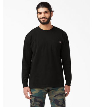 DICKIES DICKIES - HEAVY WEIGHT L/S POCKET TEE (BLACK)