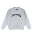 WELCOME WELCOME - BARB APPLIQUE CREWNECK (HEATHER)