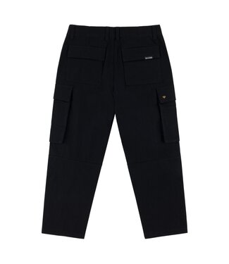 LOVIAH LOVIAH - PANTALON CARGO EN DENIM (NOIR BRUT)