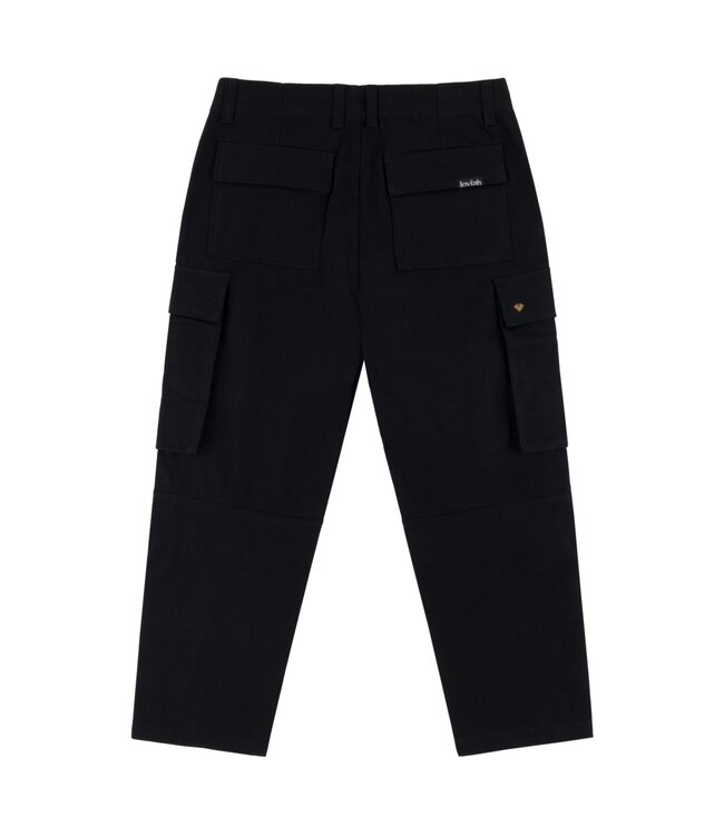 LOVIAH LOVIAH - PANTALON CARGO EN DENIM (NOIR BRUT)