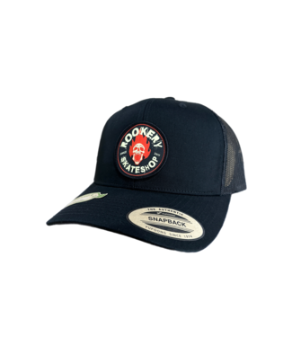 ROOKERY ROOKERY - PUNK ROCK TRUCKER CAP (BLACK)