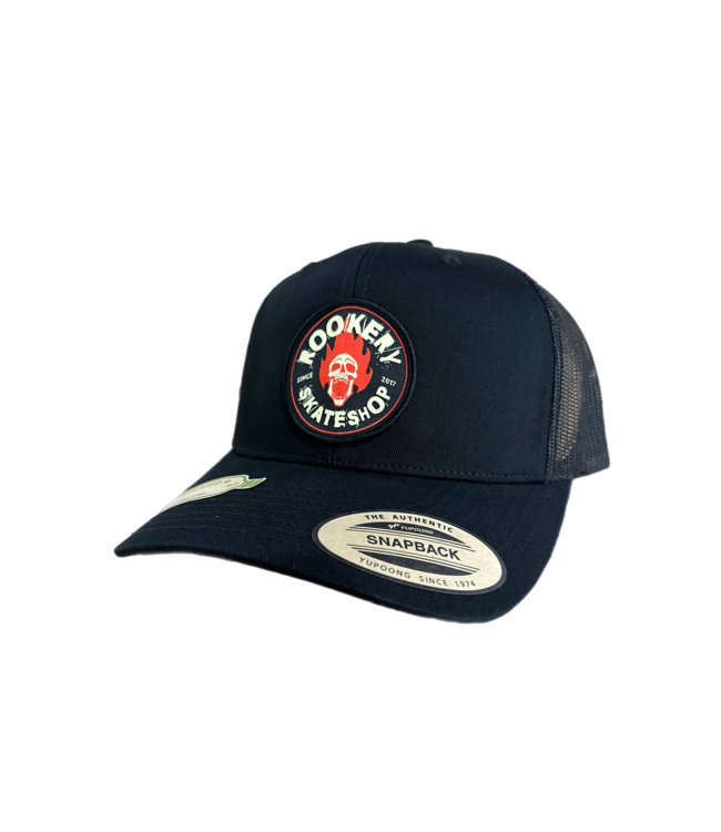 ROOKERY ROOKERY - PUNK ROCK TRUCKER CAP (BLACK)