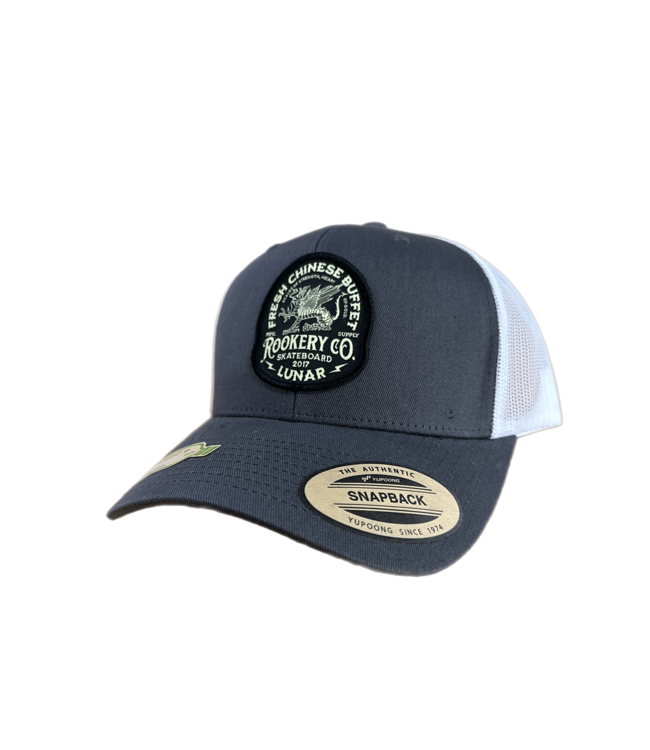 ROOKERY ROOKERY - BUFFET TRUCKER CAP (CHARCOAL/WHITE)