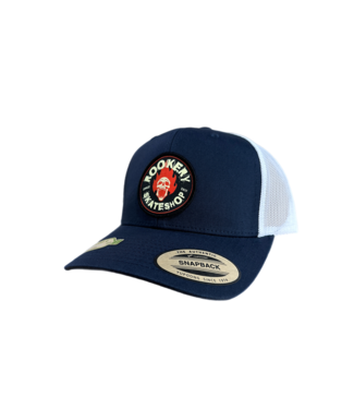 ROOKERY ROOKERY - PUNK ROCK TRUCKER CAP (NAVY/WHITE)