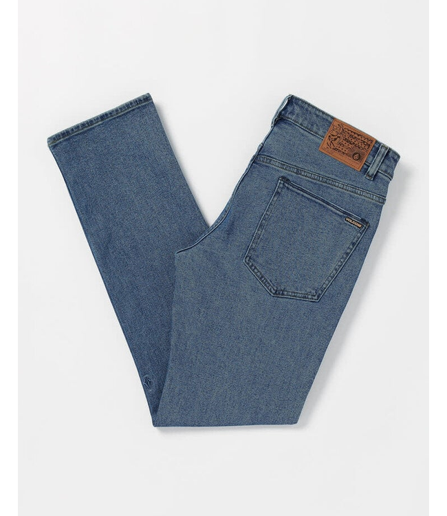 VOLCOM VOLCOM - SOLVER DENIM JEANS (WASHED BLUE)