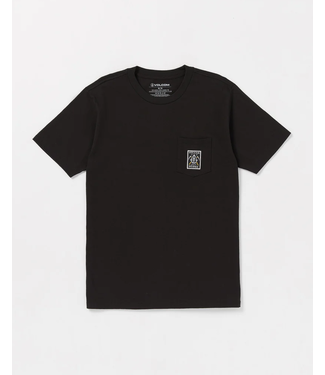 VOLCOM VOLCOM - T-SHIRT AVEC ÉTIQUETTE DE POCHE (NOIR)