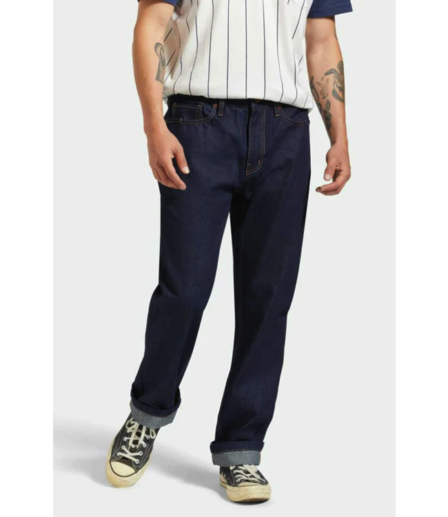 BRIXTON BRIXTON - BUILDERS 5 POCKET JEANS (RINSE DENIM)
