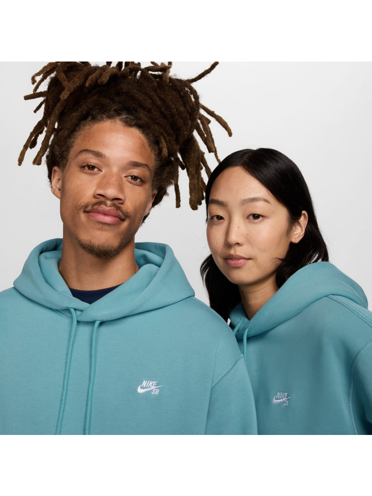 Nike sb hoodie light blue sale