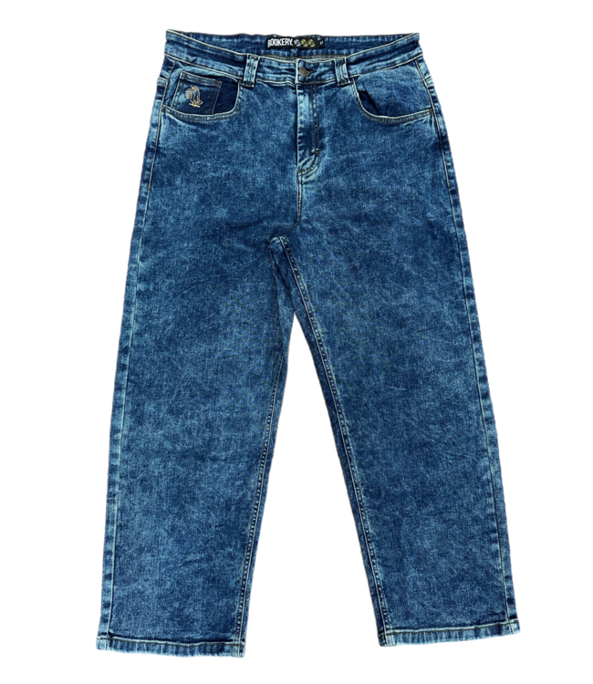ROOKERY ROOKERY - BAGGY ROOK JEANS (DÉLAVAGE À LA PIERRE BLEUE)