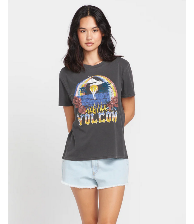 VOLCOM VOLCOM - LOCK IT UP TEE (BLACK)