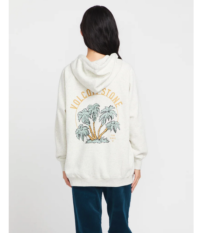VOLCOM VOLCOM - TRULY STOKED BF HOODIE (LIGHT GREY)