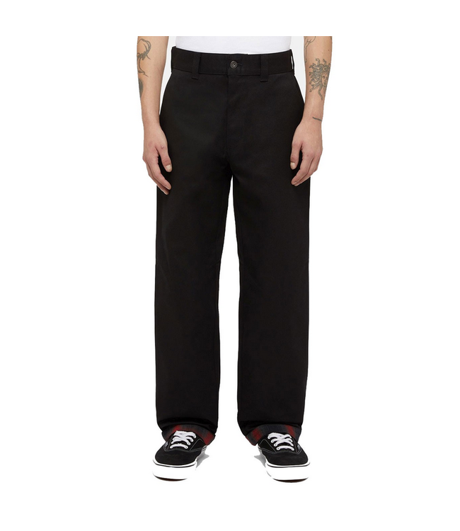DICKIES DICKIES - SPITFIRE TWILL FLANNEL LINED PANT (BLACK)