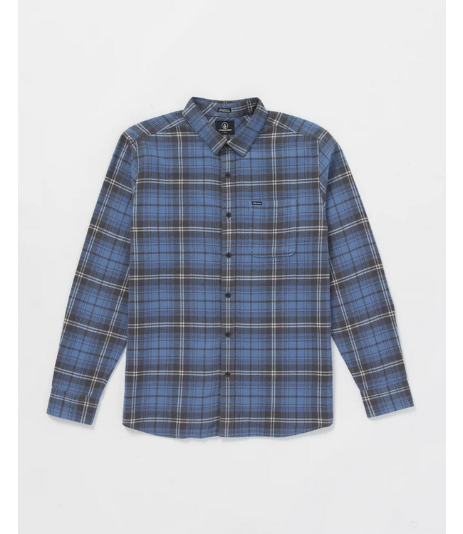 VOLCOM VOLCOM - CADEN PLAID L/S (BLUEBERRY)