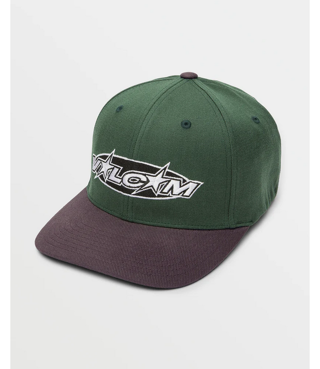 VOLCOM VOLCOM - HOT TUNE FLEXFIT CAP (DARK FOREST)