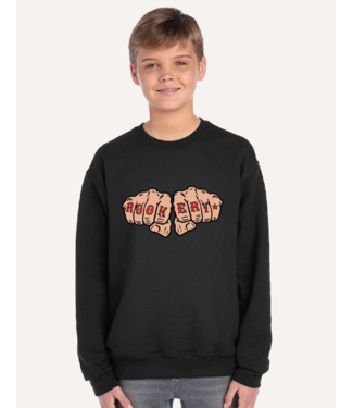 ROOKERY ROOKERY - FIST KID CREWNECK (BLACK)
