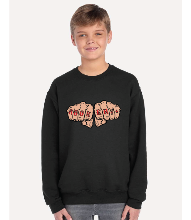 ROOKERY ROOKERY - FIST KID CREWNECK (BLACK)