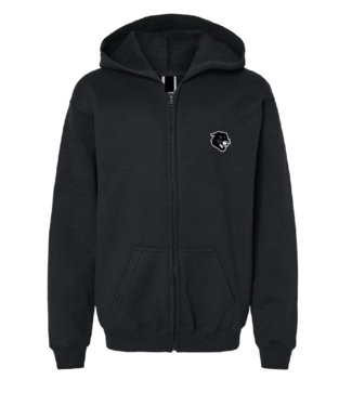 ROOKERY ROOKERY - SWEAT À CAPUCHE ZIPPÉ PANTHER KID (NOIR)