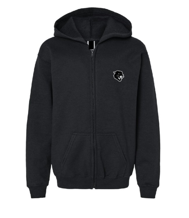 ROOKERY ROOKERY - SWEAT À CAPUCHE ZIPPÉ PANTHER KID (NOIR)