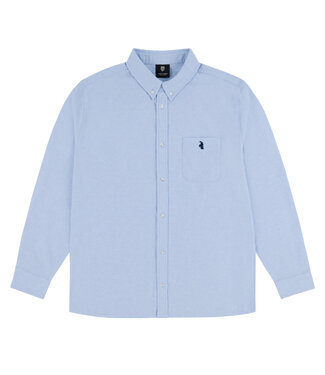 CHAIN TO BANK CHAIN TO BANK - EXPEDITION OXFORD L/S BOUTONNÉ (BLEU CLAIR)