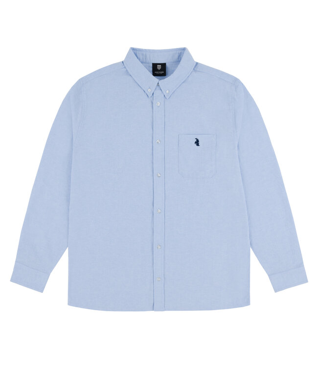 CHAIN TO BANK CHAIN TO BANK - EXPEDITION OXFORD L/S BUTTON UP (LIGHT BLUE)