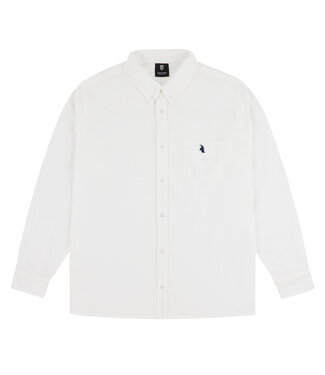 CHAIN TO BANK CHAIN TO BANK - EXPEDITION OXFORD L/S CHEMISE (BLANC)