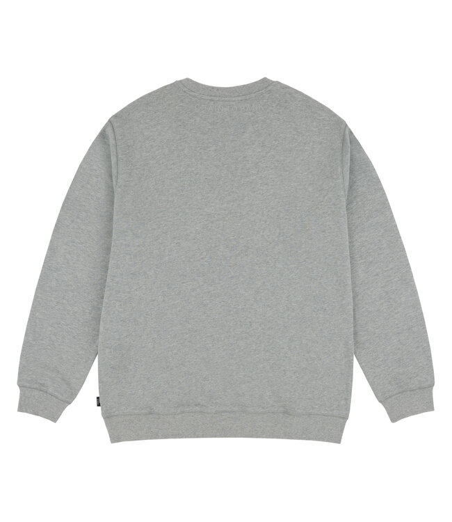 CHAIN TO BANK CHAIN TO BANK - UNDERGROUND PIRACY CREWNECK (HEATHER GREY)