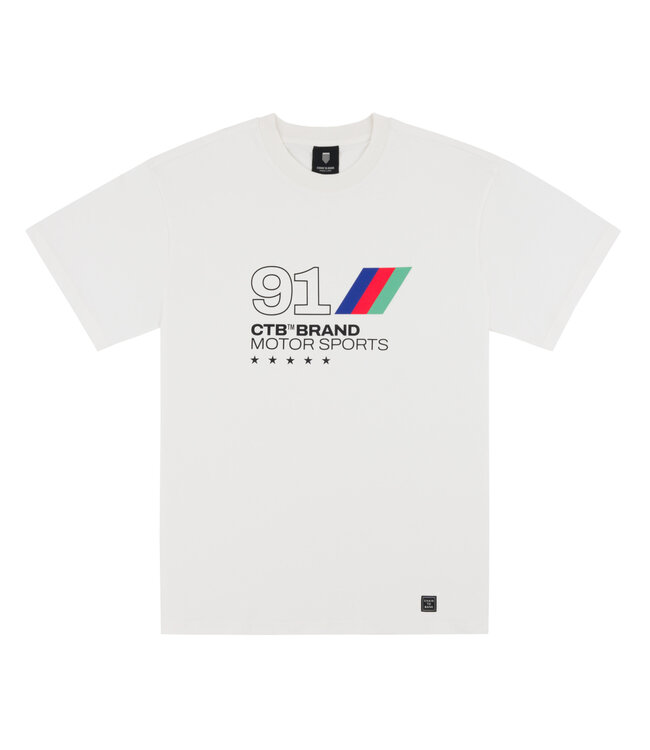 CHAIN TO BANK CHAIN TO BANK - 91 MOTOR SPORT T-SHIRT (BLANC)