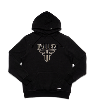 FALLEN - INSIGNIA HOODIE (BLACK/ WHITE)