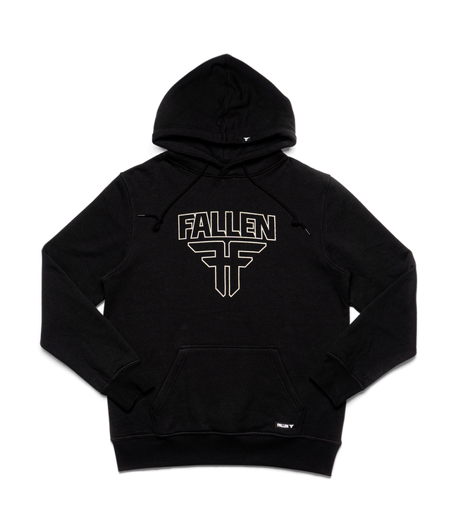 FALLEN - INSIGNIA HOODIE (BLACK/ WHITE)