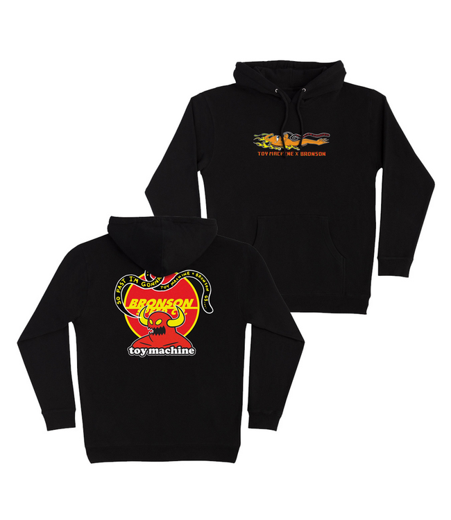 BRONSON BRONSON - TOY MACHINE HOODIE (BLACK)