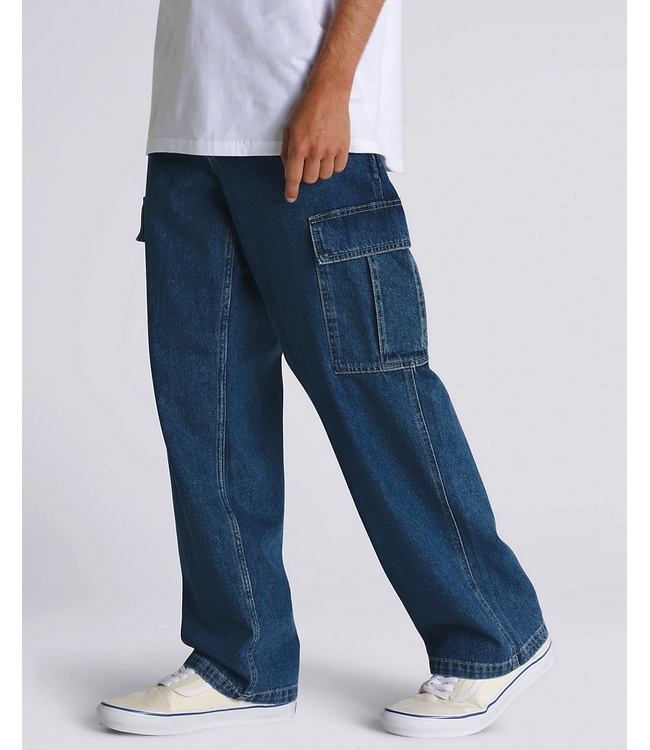 VANS VANS - SERVICE CARGO LOOSE DENIM PANT (VINTAGE INDIGO)