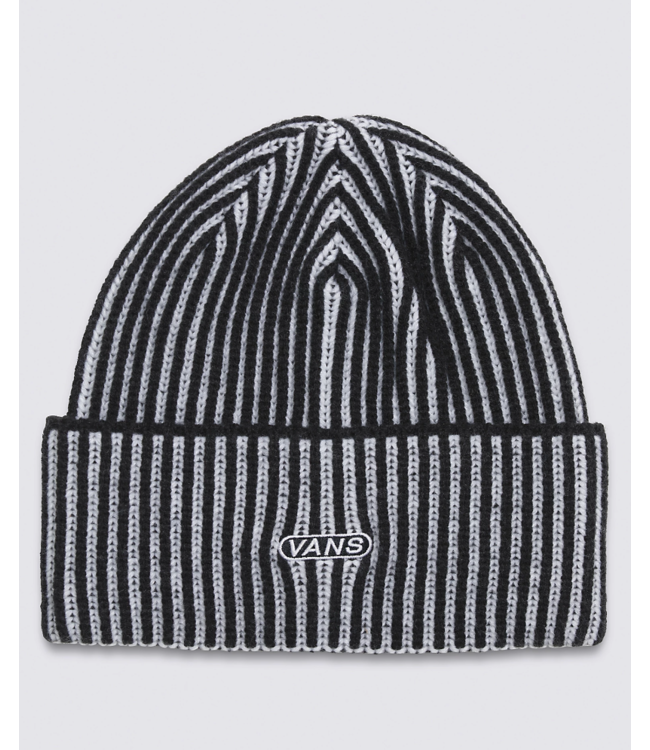 VANS VANS - NESBIT CUFF BEANIE (BLACK/ WHITE)