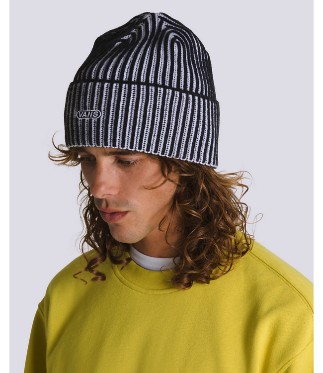 VANS VANS - NESBIT CUFF BEANIE (BLACK/ WHITE)