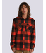 VANS VANS - BOX L/S FLANNEL (BLACK/ FIESTA RED)