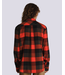 VANS VANS - BOX L/S FLANNEL (BLACK/ FIESTA RED)