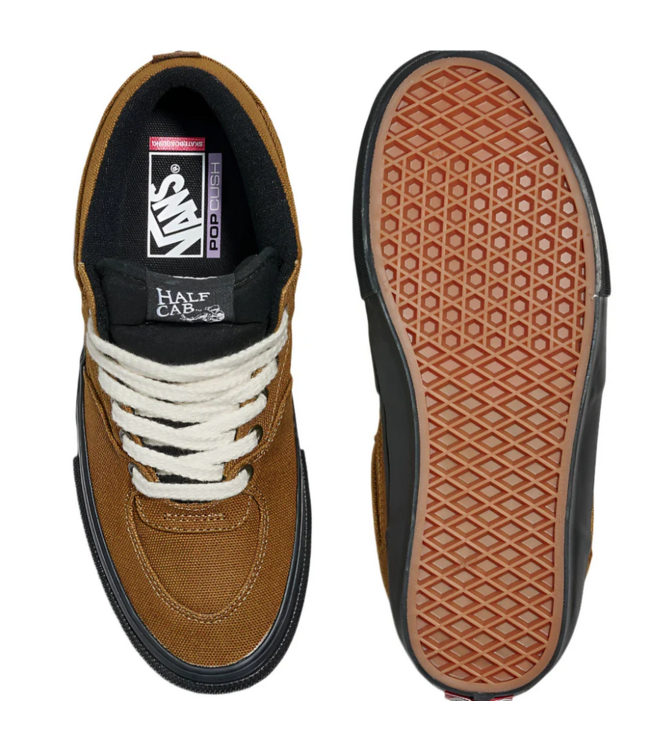 VANS VANS - SKATE HALF-CAB (DUCK CANVAS GOLDEN BROWN)