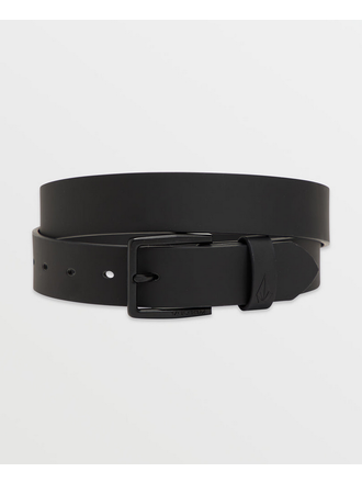 VOLCOM VOLCOM - FLAT BAR PU BELT (BLACK)