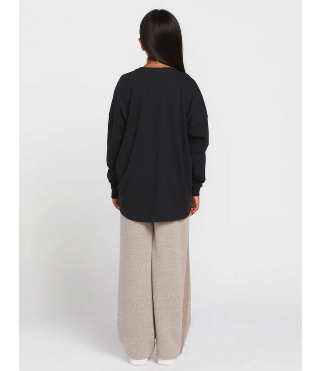 VOLCOM VOLCOM - WERKING DOUBLES GIRL L/S TEE (BLACK)