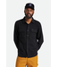 BRIXTON BRIXTON - BOWERY TEXTURED TWILL OVERSHIRT (BLACK)