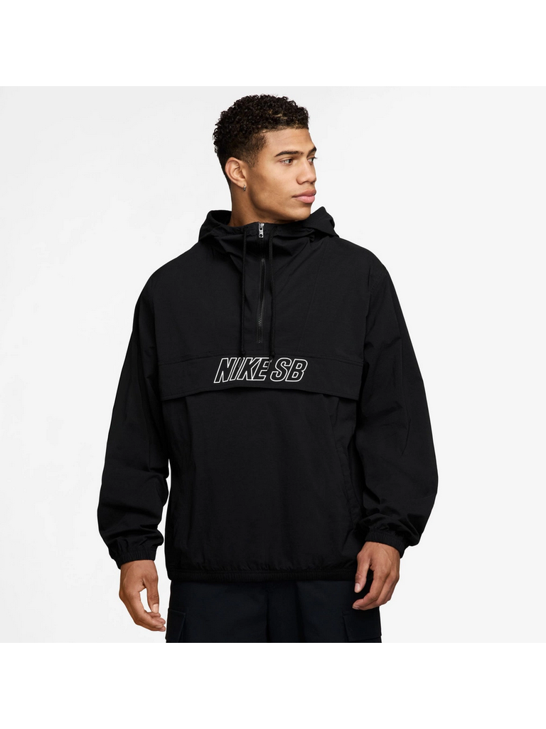 NIKE SB ESSENTIAL ANORAK JACKET BLACK Boutique ROOKERY skateshop