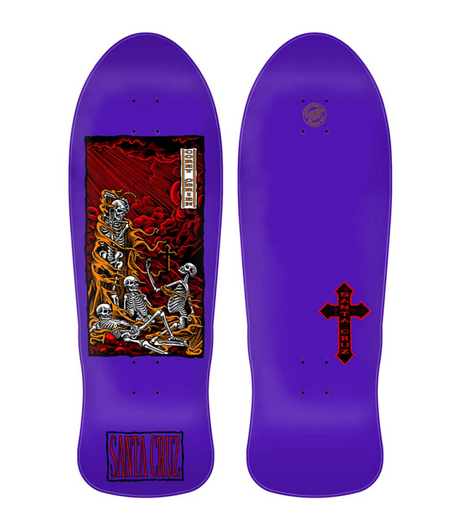 SANTA CRUZ SANTA CRUZ - O'BRIEN PURGATORY 9.85" REISSUE DECK