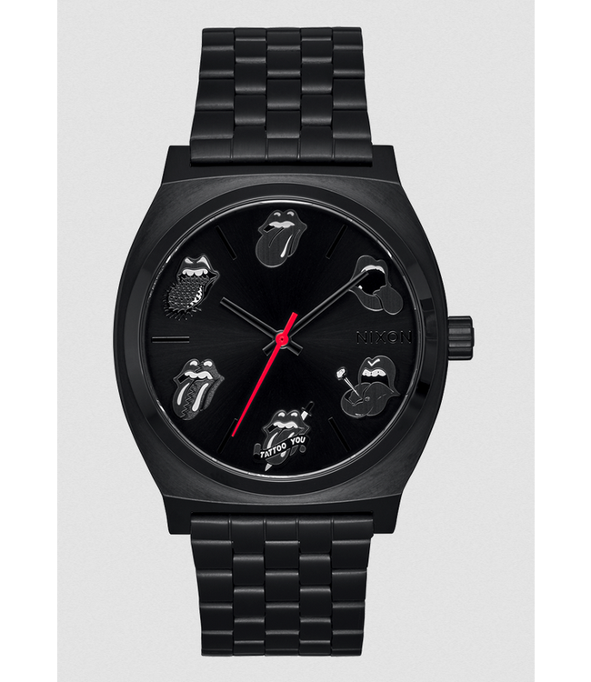 NIXON NIXON - ROLLING STONES TIME TELLER (ALL BLACK)