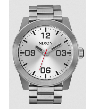 NIXON NIXON - CORPORAL SS (WHITE/ SILVER)